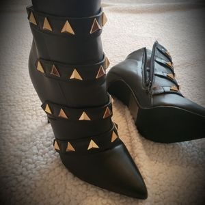 Gold Accented Booties